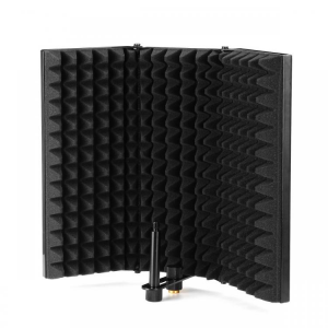 NSOnline מוצרי חשמל  Studio Microphone Isolation Shield Recording Foam Panel